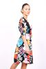 Picture of CURVY GIRL FLOWER PRINT TUNIC DRESS .